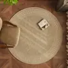 La alfombra de la sala de estar es resistente a la suciedad y fácil de mantener, alfombra redonda de área grande de cobertura total, sensación de lujo ligero y alta gama, tapete de piso de terciopelo de cristal
