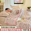 Manta Gruesa Clase A Manta de Sofá Colcha Siesta de Invierno Manta de Coral de Leche Franela Para Cama Todas las Estaciones Universal