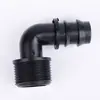 16 20PE Accesorios para Tubería Riego por Goteo Conector Recto de Barbilla Codo Rodamiento Codo de Barbilla Aspersor de Invernadero Conector Positivo en T Tapón