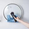 Estante para tapas de ollas doméstico con gancho estante de almacenamiento montado en la pared sin perforaciones estante para guardar tablas de cortar cucharas espátulas venta al por mayor de fábrica