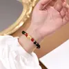 Nuevo Pulsera Redonda de Perlas Estilo Chino, Elegante y Moderna, Pulsera Versátil con un Toque de Lujo Ligero y Sensación de Alta Gama, Joyería Vintage al por Mayor