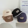 Gorra Plana para Niños Primavera y Otoño Nueva Gorra de Béisbol para Bebé Hola Hip-Hop Sombrero de Sol Exportación Niño Gorra Sencilla