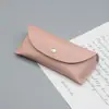 Estuche de Cuero Premium para Gafas, Bolsa Portátil Resistente a la Presión para Gafas, Estuche Cuadrado de Cuero con Tapa abatible Personalizado para Gafas de Sol, Estuche para Gafas de Sol