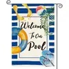 Banderas Populares de Jardín de Verano de Comercio Exterior de Amazon, Banderas de Jardín Serie Océano, Banderas Impresas de Verano para Exteriores, Venta Directa