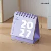 2027 Novo Ano Calendário Ano do Carneiro Mini Portátil Calendário de Mesa Estilo Ins Simples Moderno