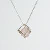 Colgante de Piedra Original de Cristal Natural Enrollado Europeo y Americano Amatista Polvo de Azúcar al por Mayor Accesorios de Collar de Piedra Irregular