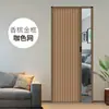 Divisor de Puerta Cortina Plegable, Sin Riel, Puerta Corredera sin Taladro para Baño, Inodoro, Dormitorio, Invisible