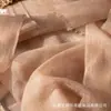Bufanda de Cachemira Lisa de Terciopelo en Anillo para Mujer, Estilo Fino de Verano, Chal Protector Solar, Bufanda Larga de Seda para Habitaciones con Aire Acondicionado, 1*2.3m