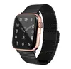 Para Apple Watch 8 Ultra pulseira de metal de aço inoxidável iWatch pulseira com fecho borboleta