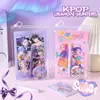 Grupo Bruja Cazadora K-Pop Set de Papelería Aspecto de Alta Calidad Chica Linda Cuaderno Bolígrafo Bolsa con Cremallera Papelería Regalo Transfronterizo