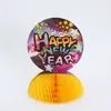 Decorações de colmeia para festa de fim de ano transfronteiriça artesanato de papel para Halloween banner de papel adereços para layout de cena