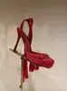 Sandalias de Cuña Abiertas con Lazo Za2025 para Mujer, Tacones de Aguja con Pedrería, Sandalias de Boda, Zapatos de Novia