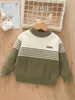 Ropa de punto para niños de 3 a 10 años Otoño e Invierno Nueva Ropa Infantil Clase A Abrigo de Estudiante para Niños Suéter Grueso para Niños