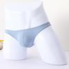 Cueca masculina triangular sexy sedosa excelente fio dental masculina elástica tentação esportiva cintura baixa transfronteiriça atacado