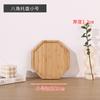 Prato Dividido de Bambu Criativo Prato Redondo para Frutas Animal Flor Prato para Lanches Nozes Estilo Mesa de Centro Bandeja para Casa
