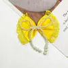 Satén Encaje Corazón Perla Lazo Accesorios DIY Accesorios para el Cabello Zapatos Sombreros Bolsas Muñecas Ropa Ropa Accesorios Decorativos