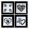 Tema Encaje Plantilla de Regla Hecho a Mano diy Accesorios para Álbum Material Pintura Plantilla Calada Herramienta de Dibujo
