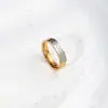 Anillos de Pareja Minimalistas Japoneses y Coreanos de Nuevo Acero de Titanio Oro Rosa Moda Europea y Americana Diseño de Nicho Joyería al por Mayor