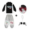 Roupas de Performance Hip-Hop para Crianças, Camisetas Polo Estilo Hip-Hop para Meninos, Conjuntos de Roupas Lindo para Crianças, Roupas Modernas Hip-Hop para Meninas