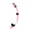 Tubo de Snorkel Profesional con Estructura Totalmente Seca, Boquilla de Silicona Antiahogo, Universal para Adultos, Tubo de Respiración para Natación y Buceo