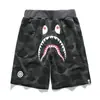 Marca de Moda Transfronteriza Verano 2024 Serie de Estampado de Cabeza de Tiburón 3D Camuflaje Pantalones Cortos Casuales de Playa para Hombre y Mujer