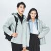 Jaqueta Soft Shell Masculina para Primavera e Outono, à Prova de Vento e Impermeável, Jaqueta de Camada Única com Forro de Fleece Feminina, Roupa Quente para Comutação e Atividades ao Ar Livre, Logo Personalizado