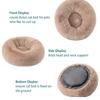 Casa para Perro Casa para Gato Suministros para Mascotas Casa Redonda para Mascota Cama Cálida Cómoda Anti-Mordeduras Mascota Felpa Cálida Mayoreo