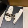 Novedad Moda Verano y Otoño 2025 Zapatillas de Plataforma Versátiles que Aumentan la Altura Estilo Coreano de Moda Chanclas Casuales Populares