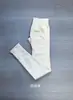 Calça de cintura baixa sem costura de nove pontos com franzidos na cintura e levantamento de quadril, três seções, para Amazon, calça de yoga, calça fitness