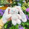 Colgante de Peluche de Conejo Floral Original Genuino Lindo e Interesante Colgante para Bolsa Pequeño Regalo Estilo Ins Colgante para Bolsa