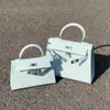 Bolso Kelly Segunda Generación Estampado de Palma 2026 Nuevo Bolso de Mano de Lujo para Mujer Bolso Cruzado Texturizado para Mujer