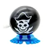 Novidade Divertido Mola de corda Mola de corda Bola que pula Basquete Futebol Bola de olho grande Truque Halloween Presente Brinquedo
