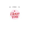 Decoración de Pastel para San Valentín Corazón de Dibujos Animados Bandera Doble Cara Pegatina Decoración de Pastel para Pareja de Aniversario