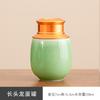 Mini Pote Pequeno de Porcelana Pó de Medicina Chinesa Pote de Medicina Chinesa Pote de Chá Cerâmico Tampa de Rosca Garrafa Pequena de Cerâmica Pó de Dendróbio Pote Selado