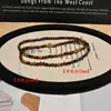 Pulseira de Pedra Olho de Tigre Contas de Cristal Joias de Cristal Pulseira de Cristal Branco Amarelo Natural para Mulheres Acessórios de Luxo