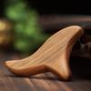 Masajeador triangular de sándalo verde, masajeador de gorrión, punto de raspado, palo de tracción de tendones, masaje de pies, punto de masaje de pies, herramienta de masaje de pies