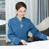Ropa de trabajo para limpieza de propiedades manga larga ropa de otoño e invierno hotel centro comercial limpiador de habitaciones ropa de limpieza tía traje de mujer