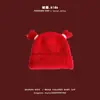 Gorro de Invierno para Niños Yipan Estilo Nuevo Rojo Atmósfera de Año Nuevo Gorro de Lana Tejido Cálido Gorro con Protección para Orejas de Bebé
