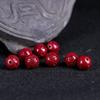Mineral Natural en Bruto Cinabrio Oro Púrpura Mantra de Seis Sílabas Cuentas Sueltas Alto Contenido Arena de Oro Púrpura Cuentas Separadas Pulsera DIY Accesorios para Pulsera