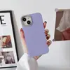 Nuevo Anillo de Galvanoplastia de Color Puro Mate Líquido 13 Adecuado para Funda de Teléfono Móvil Apple iPhone 14 Promax 11 Anticaídas