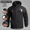 Jaquetas Quentes com Forro de Lã para Outono e Inverno, Venda Quente Transfronteiriça, à Prova de Vento, Impermeáveis, Resistentes ao Desgaste, Resistentes à Sujeira, Roupas de Trabalho Confortáveis, em Estoque