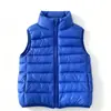 Chaleco de plumón de algodón Otoño/Invierno 2026 para Niños y Niñas, Chaleco Ligero con Cuello Alto para Bebés y Niños Pequeños