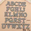 Pegatina de Tela con Perlas y Pedrería Personalizada Pegatina de Letra de Perla Autoadhesiva Dibujo de Pedrería Letra Decorativa para Ropa DIY