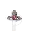 Tapa Metálica Galvanizada para Popote Serie Diamante Rosa Tapón de Polvo Diámetro 10mm Hebilla Decorativa Creativa para Vaso de Agua Tapa de Silicona