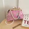 Bolso Bordado Transfronterizo Estilo Chino Nuevo Bolso de Mano con Cuentas 2026 Verano Nuevo Bolso de Hombro Cruzado de Moda