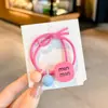 Elástico de Borracha Infantil de Alta Elasticidade 2025 Novo Estilo Corda de Cabelo Que Não Machuca o Cabelo Cabelo de Menininha Laço de Cabelo Fofo Acessório de Cabeça para Meninas