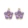 Accesorios de Gota de Aceite de Sakura Joyería DIY Colgante de Flor de Cinco Pétalos Llavero Cadena de Teléfono Pulsera Venta al por Mayor