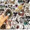50 Piezas de Pegatinas de Graffiti Europeas Originales para Decoración, Cuadernos DIY, Fundas de Teléfono, Papelería, Pegatinas de Recompensa Impermeables