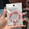 Libro Caperucita Roja Mismo Estilo Estudiante Pulsera de Glaseado de Palomitas de Maíz Hecha a Mano con Cuentas Dibujos Animados Cristal Pulsera Infantil Venta al por Mayor Cajas de Regalo