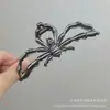 Presilha de Cabelo Grande de Aranha para Halloween, Presilha Grande de Tubarão de Metal, Grampo de Cabelo Versátil e Estiloso para a Parte de Trás da Cabeça, Acessório de Cabelo